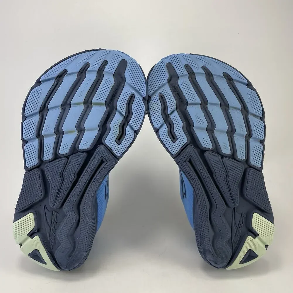 Altra Experience Flow Road Runners Blue Rocker Sole Womens Size 7 Knit